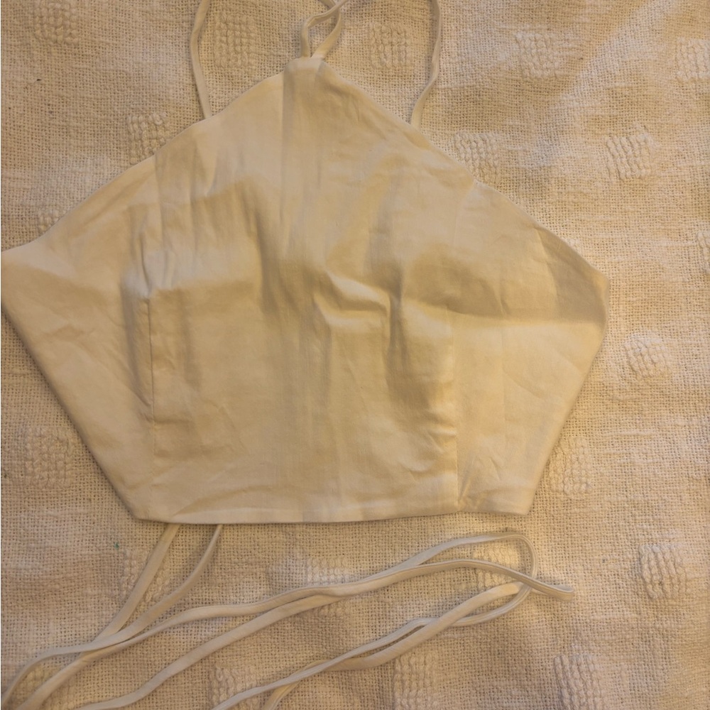 Cream Women's Top